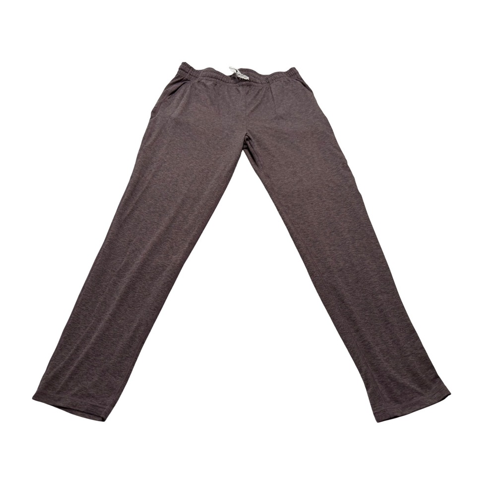 Members Mark Favorite Soft Slim Pant Plum Heather Purple Joggers Women's Large